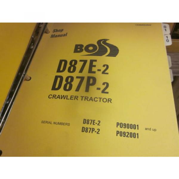 Komatsu Rep.  D87E-2 D87P-2 Bulldozer Repair Shop Manual #1 image