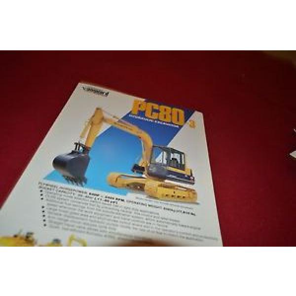 Komatsu Mauritius  PC80 Hydraulic Excavator Dealer&#039;s Brochure DCPA4 #1 image