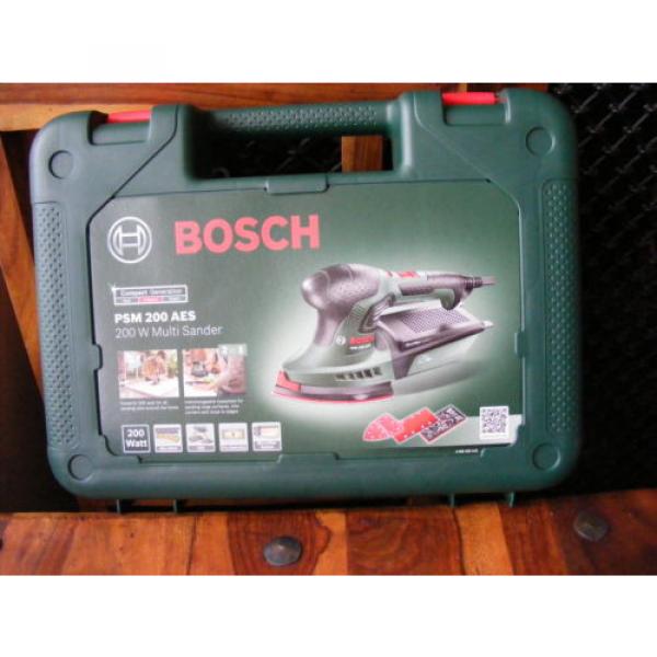 Brand New in Case 2 in 1 Bosch Multi-Sanders PSM 200 AES 200 W 240v #1 image