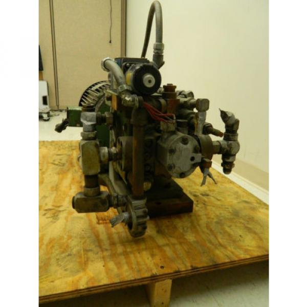 Hydraulic Slovenia  Power Pack w/ Lincoln Motor 20 HP 1750 RPM 220 3 HP w/ Vickers Valve #4 image