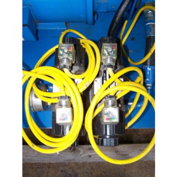 Nachi Czech Republic  Variable Vane Pump Hydraulic Unit VDC-2B-2A3-E35 Leeson 5 HP 230/460V #6 image