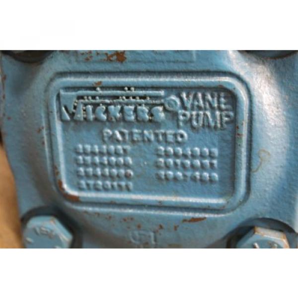 REBUILT Slovenia  VICKERS 4525V50A141CC10180 ROTARY VANE HYDRAULIC PUMP 1-1/2#034; IN 1#034; OUT #3 image