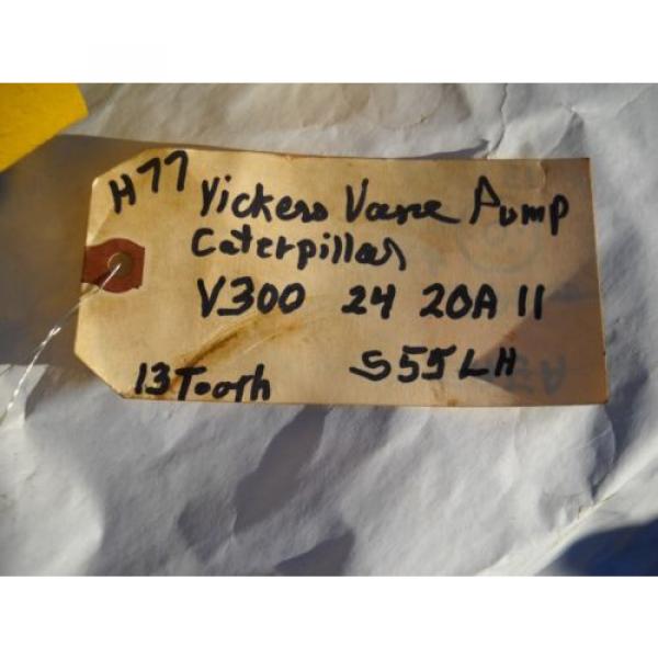 VICKERS Egypt  V300 24 20A 11 S55LH HYDRAULIC PUMP off CATERPILLAR CAT #2 image