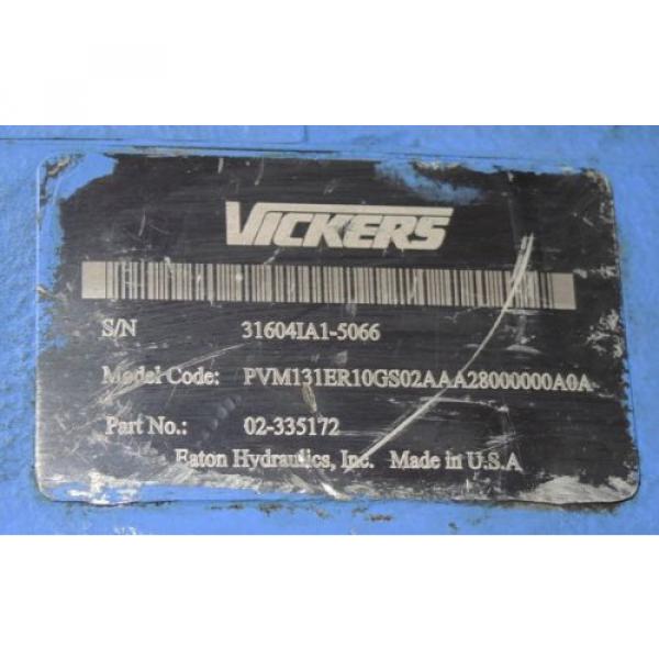 origin Uruguay  Vickers Hydraulic Motor PVM131ER10GS02AAA28000000A0A Part  02-335175 #10 image