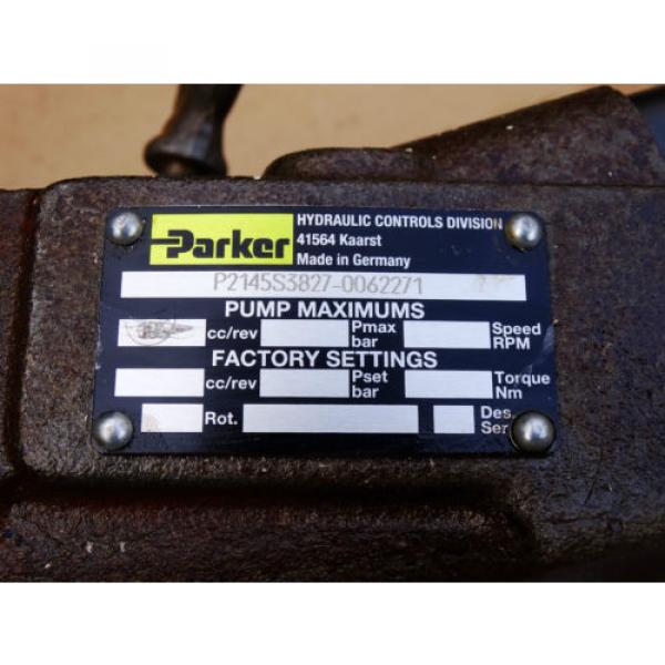 Parker hydraulic axial piston pump   P2145S3827-0062271 #5 image