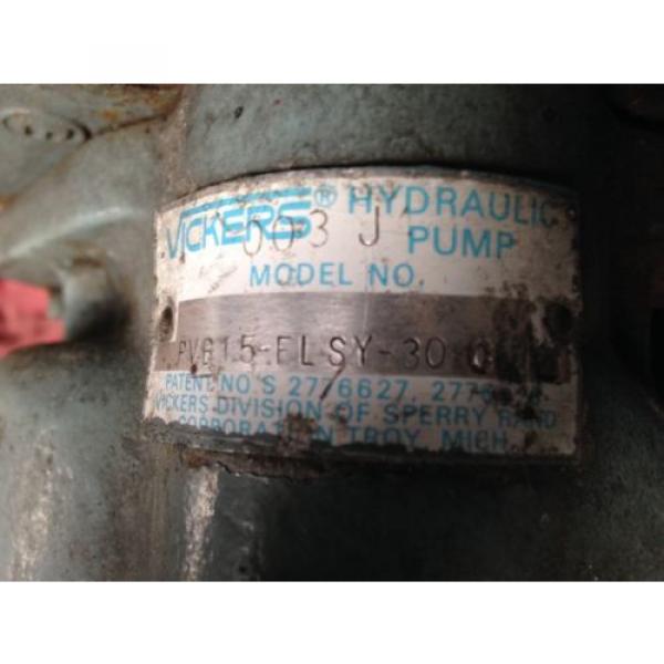 Vickers Luxembourg  Hydraulic Piston Pump PVB15-FLSY-30C #3 image
