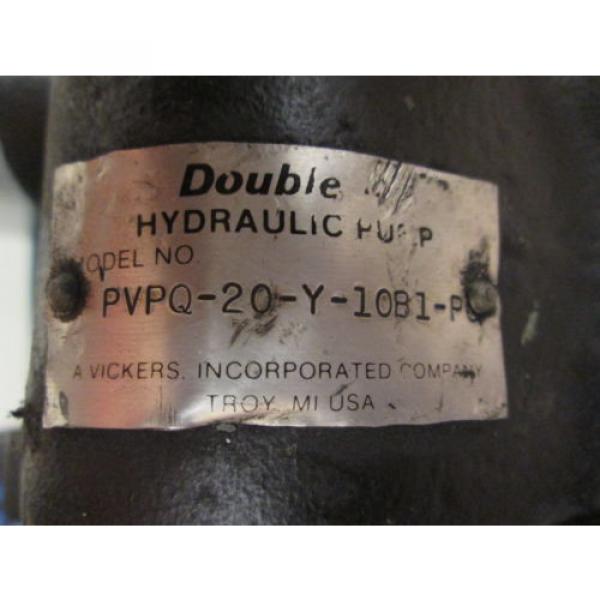 Vickers Cuinea  Double Hydraulic Pump PVPQ-20-Y-10B1-P Used #8 image