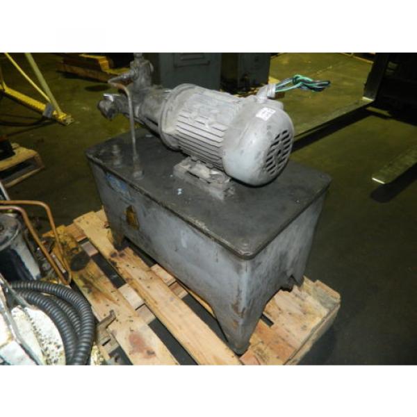 2 Uruguay  HP AC Motor w/ Continental Hydraulic Pump and Tank, PVR6-6B0B-RF-0-1-F, Used #8 image