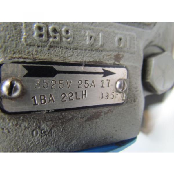 Vickers Argentina  3525V25A17-1BA22LH-095FW Hydraulic Double Vane Pump Left Hand CCW #8 image