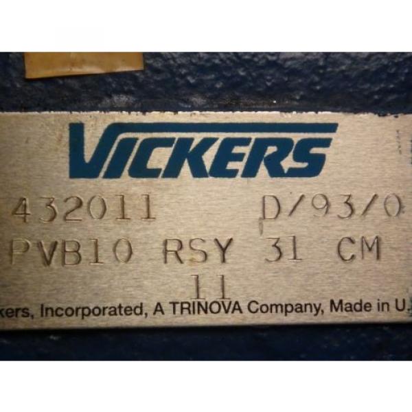 Vickers Liberia  Hydraulic Pump PVB10 RSY 31 CM 11 _ PVB10RSY31CM11 #8 image