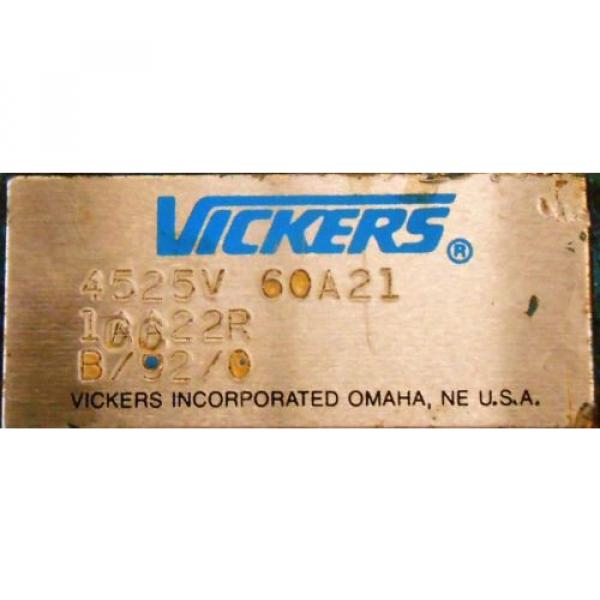 VICKERS, Guinea  VANE PUMP, 1CC22R, 4525V60A21, L-2, B/92/0 #2 image