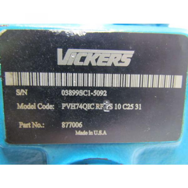 Eaton Brazil  Vickers High Pressure Variable Axial Piston Pump 33 GPM@1800 RPM 3625 PSI #8 image