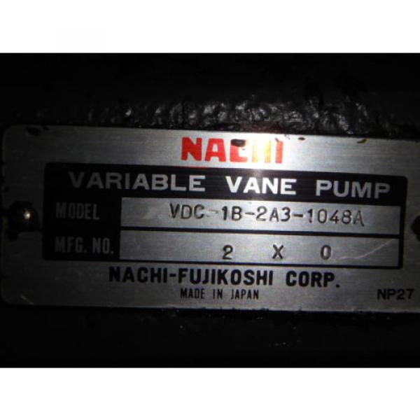 Nachi Mozambique  Variable Vane Pump Motor_VDC-1B-2A3-1048A_VDC1B2A31048A, USED #7 image