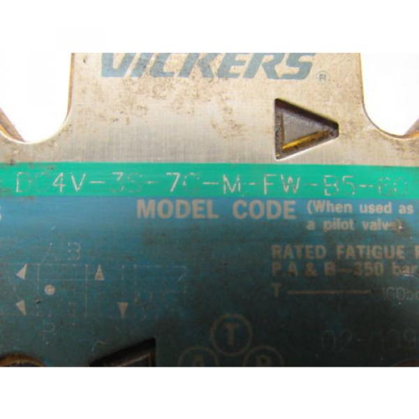 Vickers Bahamas  DG4V-3S-7C-M-FW-B5-60 Solenoid Operated Directional Valve 110/120V #7 image