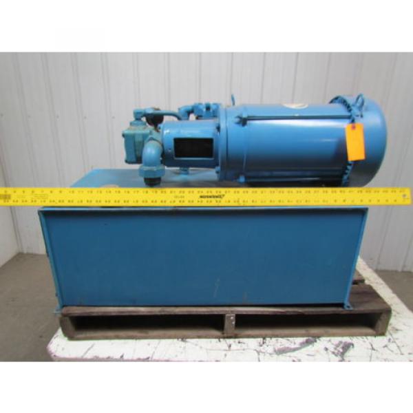 Vickers Guyana  V20-1P7P-1D-11 Fixed Displacement 30 Gal Hydraulic Power Unit 10HP 3PH #1 image