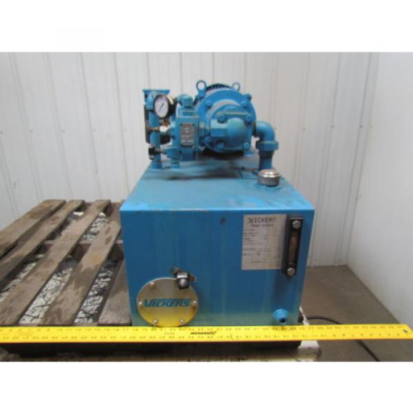 Vickers Guyana  V20-1P7P-1D-11 Fixed Displacement 30 Gal Hydraulic Power Unit 10HP 3PH #5 image
