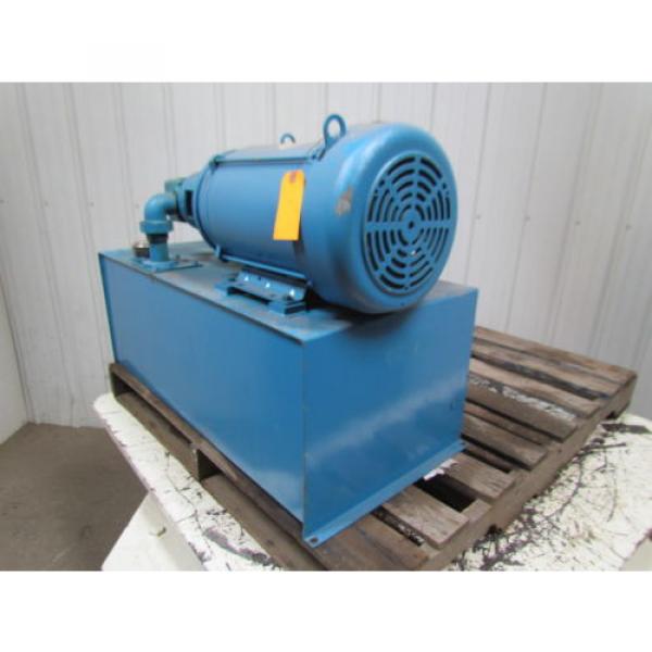 Vickers Guyana  V20-1P7P-1D-11 Fixed Displacement 30 Gal Hydraulic Power Unit 10HP 3PH #7 image