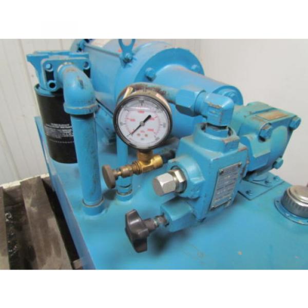 Vickers Guyana  V20-1P7P-1D-11 Fixed Displacement 30 Gal Hydraulic Power Unit 10HP 3PH #9 image