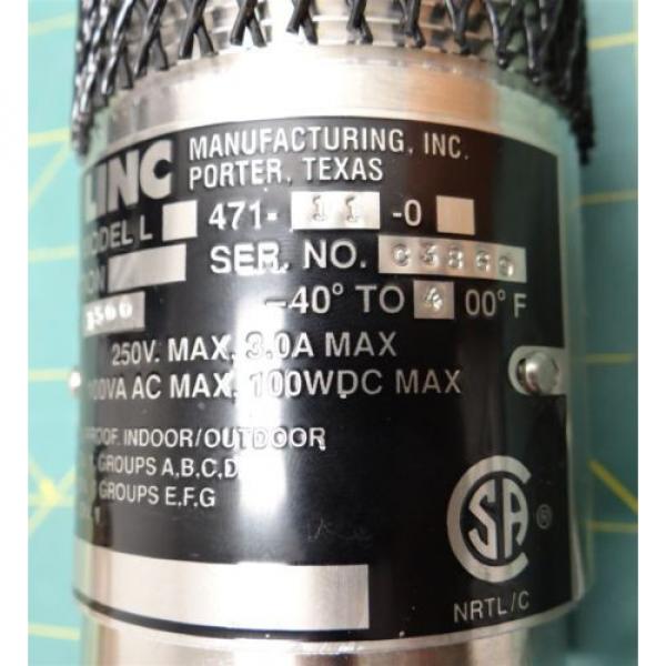 Linc L471-11 Electric Level Control Serial No. C3869 1500 PSI -4 to 400 Deg F #6 image