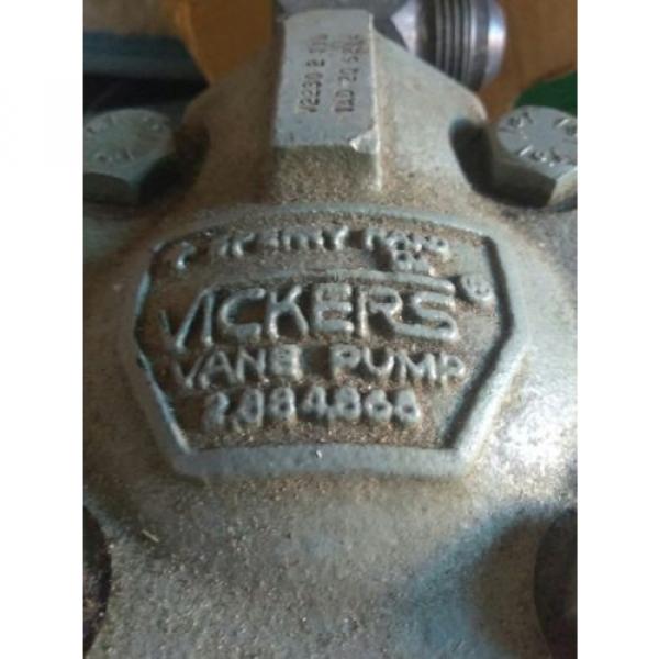 Vickers Niger  vane pump 2884865 v2230 2 11w  hydrologic oil fluid great condition #4 image