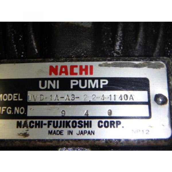 Nachi Grenada  Variable Vane Pump Motor_VDR-1B-1A3-1146A_LTIS85-NR_UVD-1A-A3-22-4-1140A #8 image