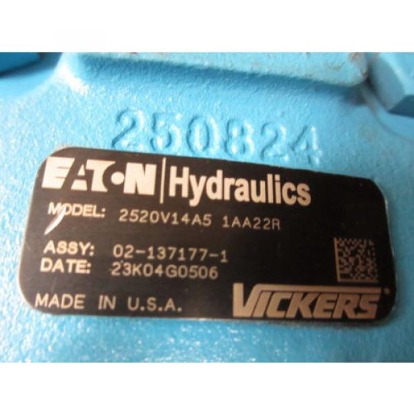 Eaton Costa Rica  2520V14A5 1AA22R Hydraulic Pump 02-137177-1 Vickers #6 image