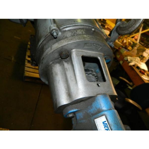 10 Uruguay  HP AC Motor w/ Vickers Hydraulic Pump, VQ10-A2R-SE15-20-C21-12, Used #5 image