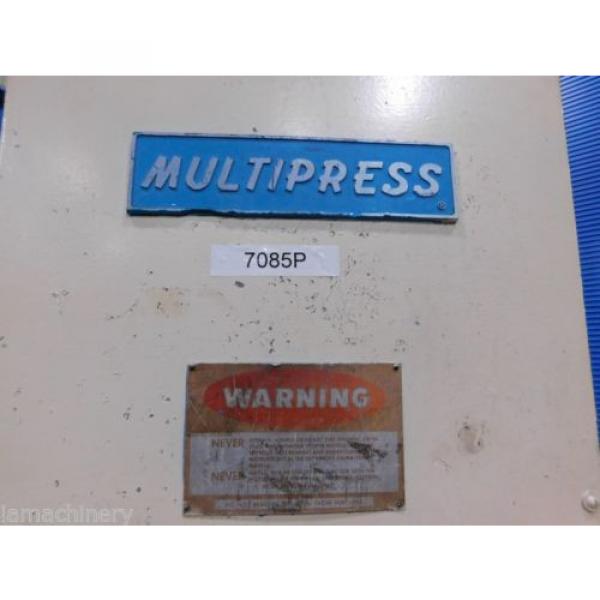 35 Ton Abex-Denison Multipress #F-W2L-3515M Hydraulic C- Frame Press, S/N 27140 #11 image
