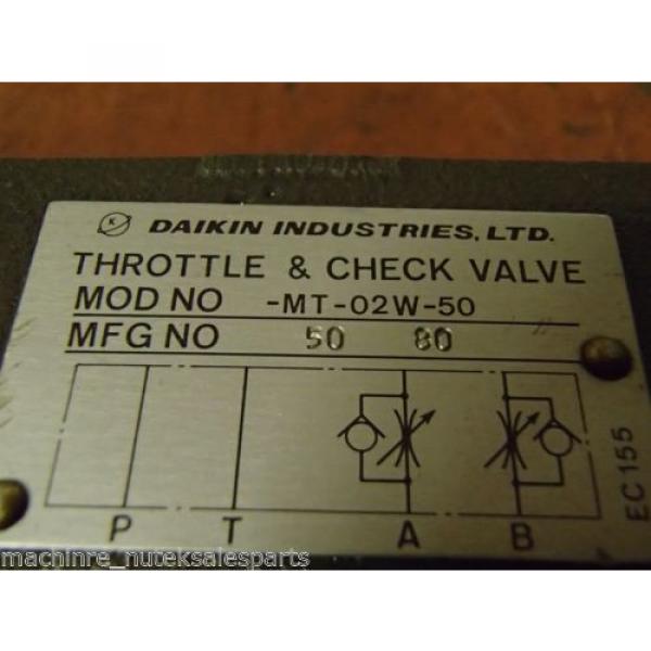 Daikin Throttle amp; Check Valve MT-02W-50 MT02W50 #5 image