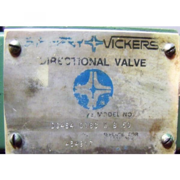 Sperry Malta  Vickers Hydraulic Directional Valve DG4S4 016C W B 50    2095 #2 image