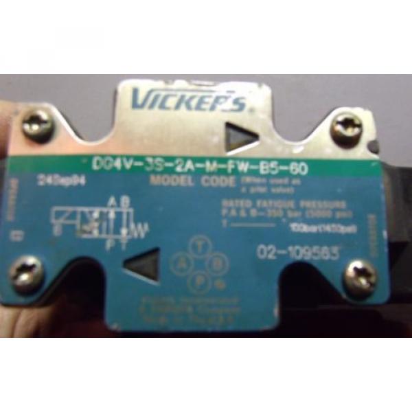 Vickers Luxembourg  Hydraulic Directional Valve DG4V-3S-2A-M-FW-B5-60 #2 image