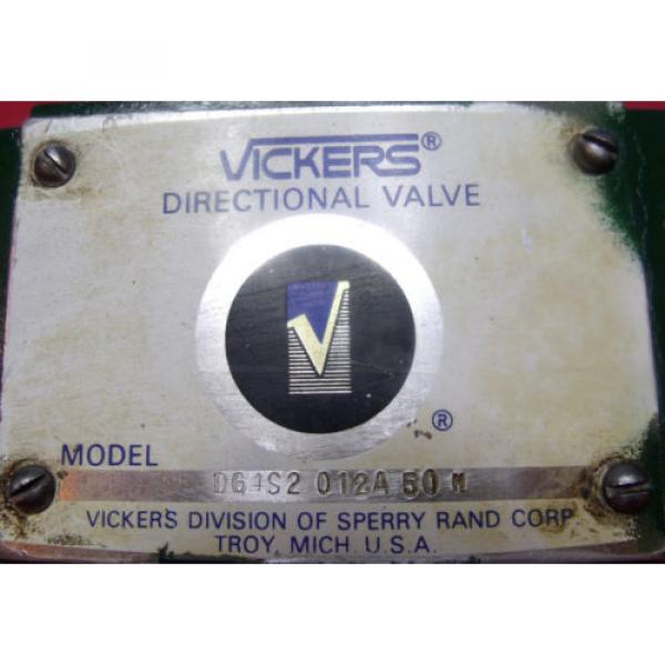 Sperry Honduras  Vickers Hydraulic Directional  Valve   DG4S2 012A 50 H           [384] #2 image