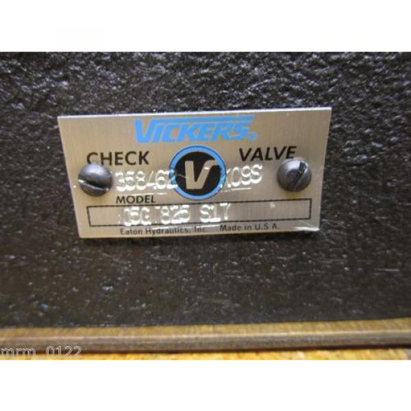 Vickers Burma  358462 K09S CG5-825-S17 Hydraulic Check Valve origin Old Stock #2 image