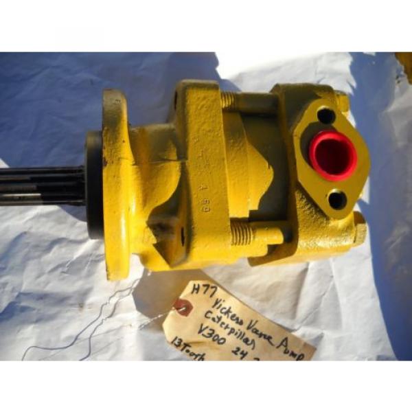 VICKERS Egypt  V300 24 20A 11 S55LH HYDRAULIC PUMP off CATERPILLAR CAT #1 image