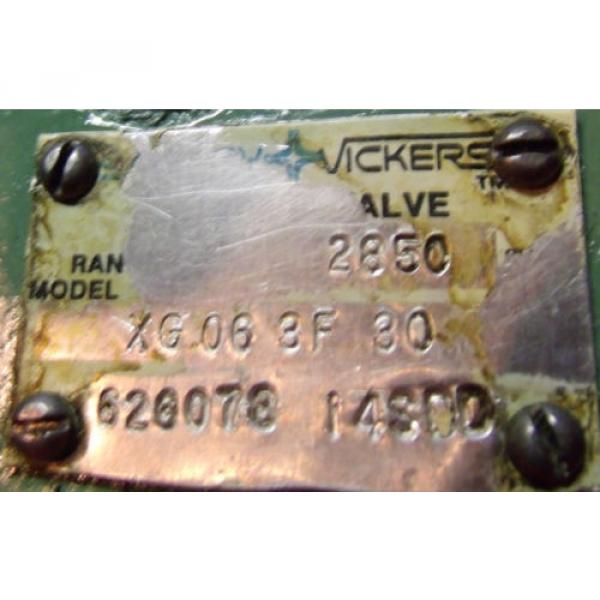 Sperry Fiji  Vickers Pressure Reducing Valve XG 06 3F 30 Min to 2850 psi         [357] #3 image