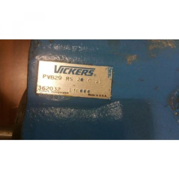 Vickers Honduras  PVB29-RS-20-C11 Hydraulic Pump #2121SR #4 image