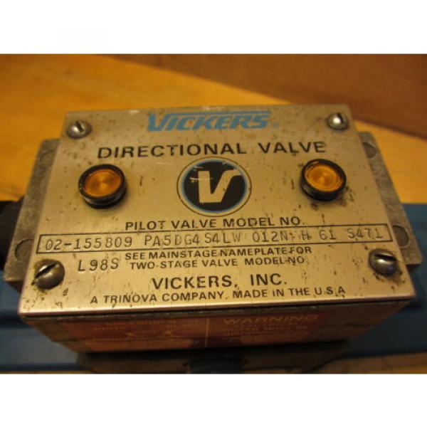 Vickers Netheriands  PA5DG4 S4LW 012N H 61, Hydraulic Directional Pilot Valve Coils 24VDC #2 image