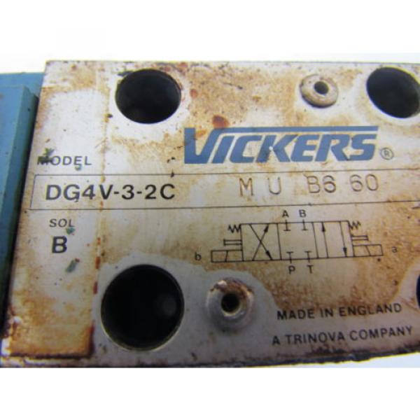Vickers Guinea  DG4V-3-2C-M-U-B6-60 Directional Hydraulic Solenoid Control Valve 115V #9 image