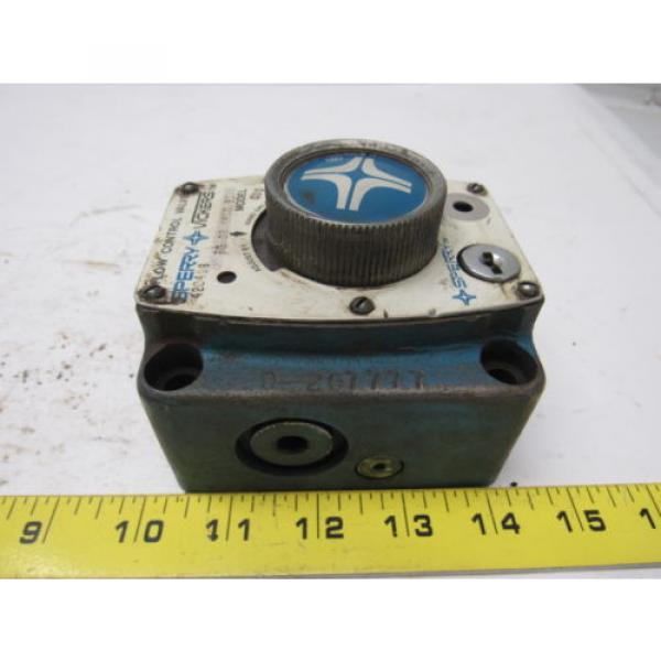 Sperry Solomon Is  Vickers FG-02-1500-50 Hydraulic Flow Control Valve Manifold Mounted #2 image
