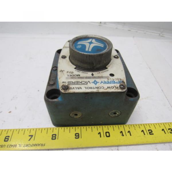 Sperry Solomon Is  Vickers FG-02-1500-50 Hydraulic Flow Control Valve Manifold Mounted #3 image