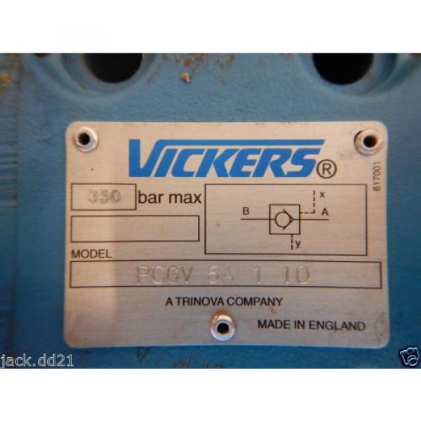 Origin Vietnam  Vickers Pilot Operated Hydraulic Check Valve PCGV-6A 1 10 Origin 350 bar max #2 image