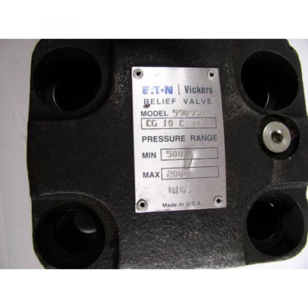 Eaton Barbados  Vickers 590960 Hydraulic Relief Valve CG-10 C-30 120 GPM #4 image