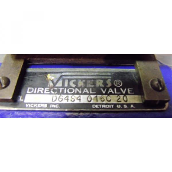 Vickers Barbuda  Hydraulic Directional Valve DG4S4 016C 20 D #5 image