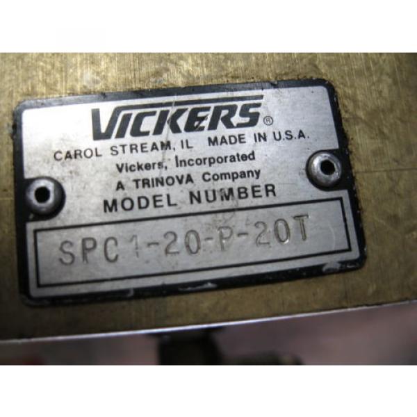 Vickers Reunion  Reversible Hydraulic Check Valve 02-113151 SPC1-20-P-20T #2 image