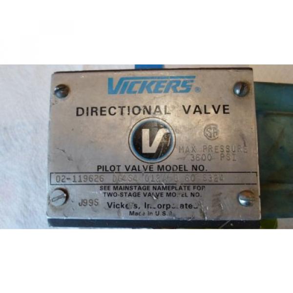 VICKERS Belarus  DG4S4 012AB 60 S324 HYDRAULIC DIRECTIONAL VALVE REMANUFACTURED #2 image