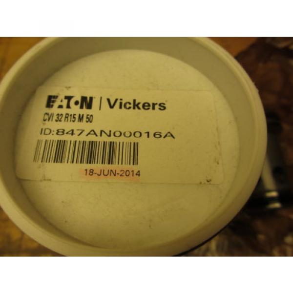 Vickers Mauritius  CVI 32 R15 M 50 Slip in Hydraulic Cartridge Valve NOS, Missing Top Oring #7 image