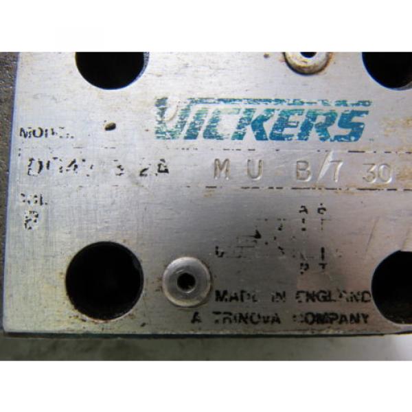 Vickers Cuba  DG4V-3-2A-M-U-B7-30 Hydraulic Control Valve 120V Coil #8 image
