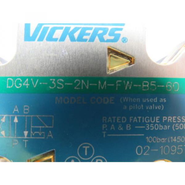 Vickers Liechtenstein  02-109577 DG4V-3S-2N-M-FW-B5-60 Hydraulic Directional Control Valve #9 image