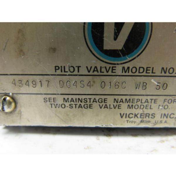 Vickers Samoa Western  434917 DG4S4 016C WB 50 Hydraulic Directional Control Valve #7 image