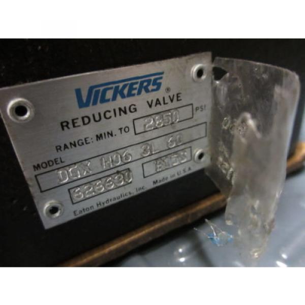 Vickers Samoa Western  DGX H06 3L 60 Hydraulic Pressure Reducing Valve 2850psi 626630 NOS #2 image